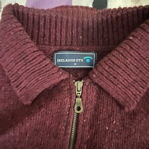 Ireland's Eye Women's Burgundy Sweater